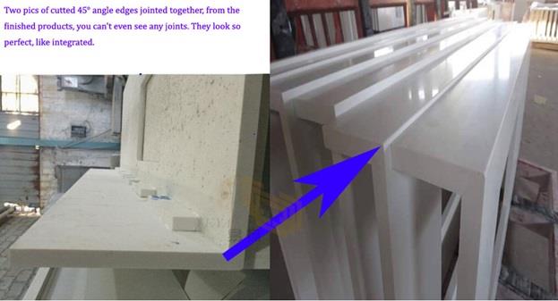 Laminated polished edges. Can you find the joint  We just hide the joint 0013