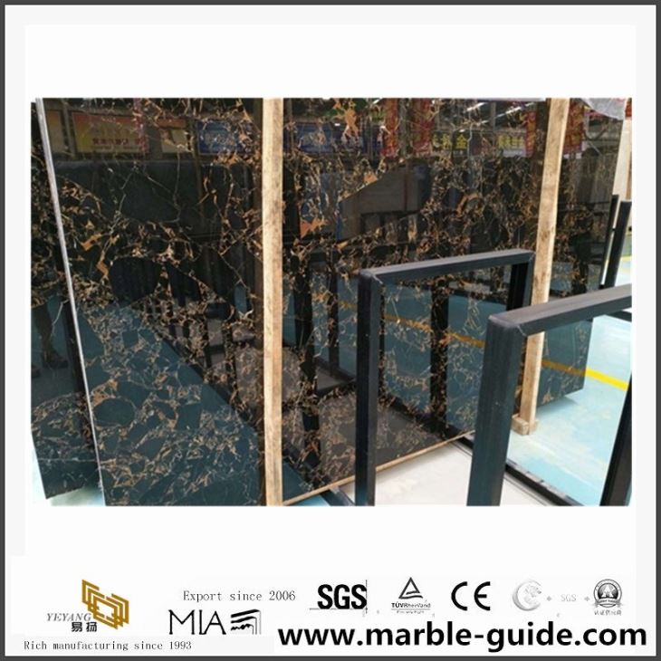 China Portoro Gold Marble Slabs With Factory Price