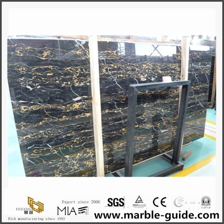 China Portoro Gold Marble Slabs With Factory Price
