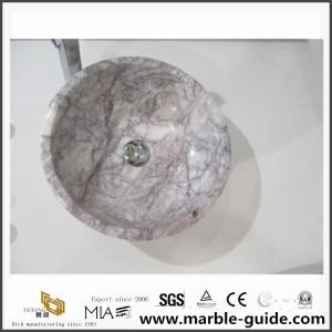 Lilac mramor umivaonika za dizajn countertop