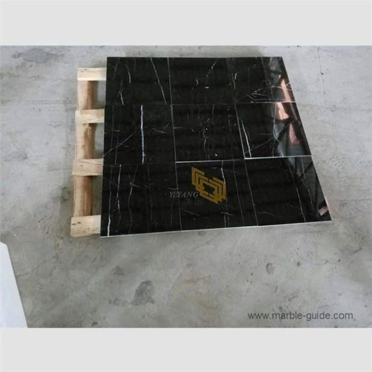 Natural Nero Marquina Marble Tile Supplier Cheap Price